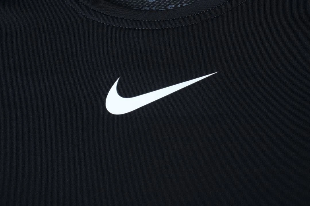 (L-XL) 나이키 긴팔티셔츠 기능성 블랙 스우시 이미지