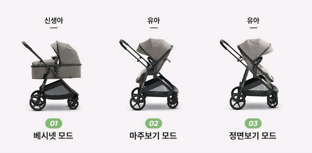 미개봉]맘푸쉬 위즈 절충형 유모차#무료배송 이미지