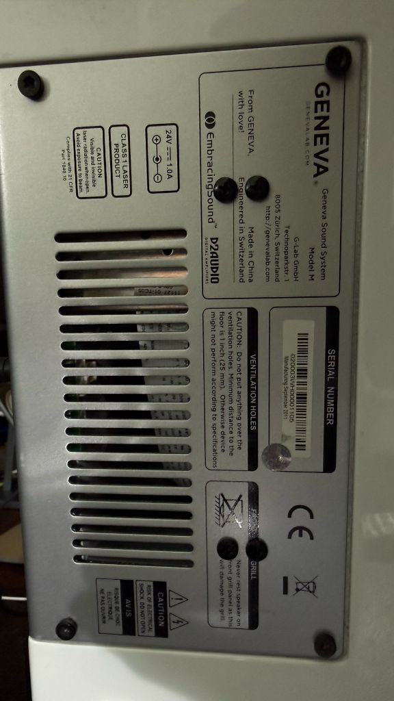 GENEVA MODEL M +CD 제네바 사운드 M 이미지