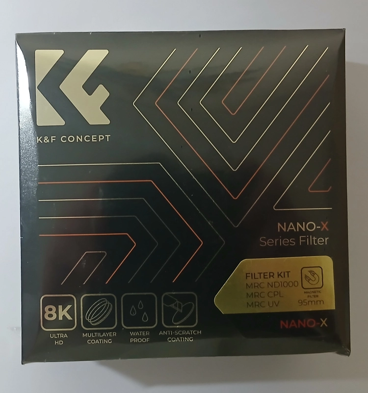 K&F Concept NANO-X 95mm 마그네틱 3pcs 필터 세트 (ND1000, CPL, UV) (새상품) 이미지