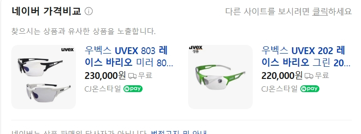 UVEX 202레이스 바리오 변색 고글(민트급/자전거 스포츠 고글) 이미지