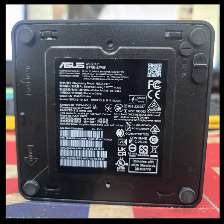 미니PC-ASUS NUC14RVK-울트라 7 155H/D5 16G/1tb 이미지