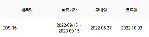 캐논R6 이미지