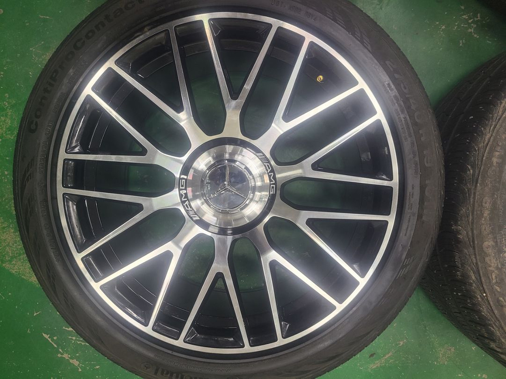 벤츠 S클래스 S63 AMG st 19인치 휠타이어 팜 이미지