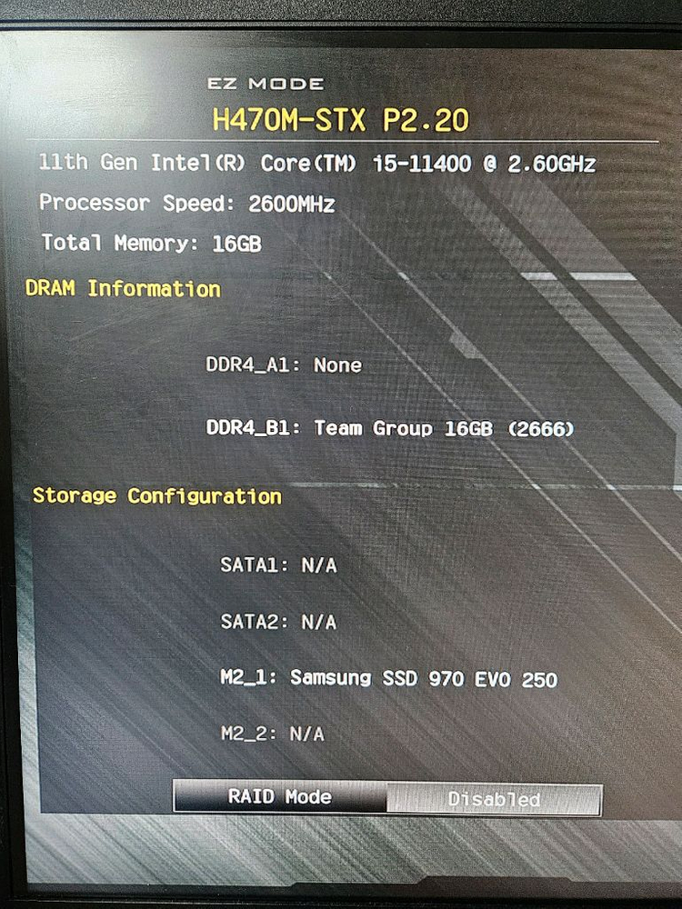 인텔 코어i5-11세대 11400 ASRock 데스크미니 H470M 이미지
