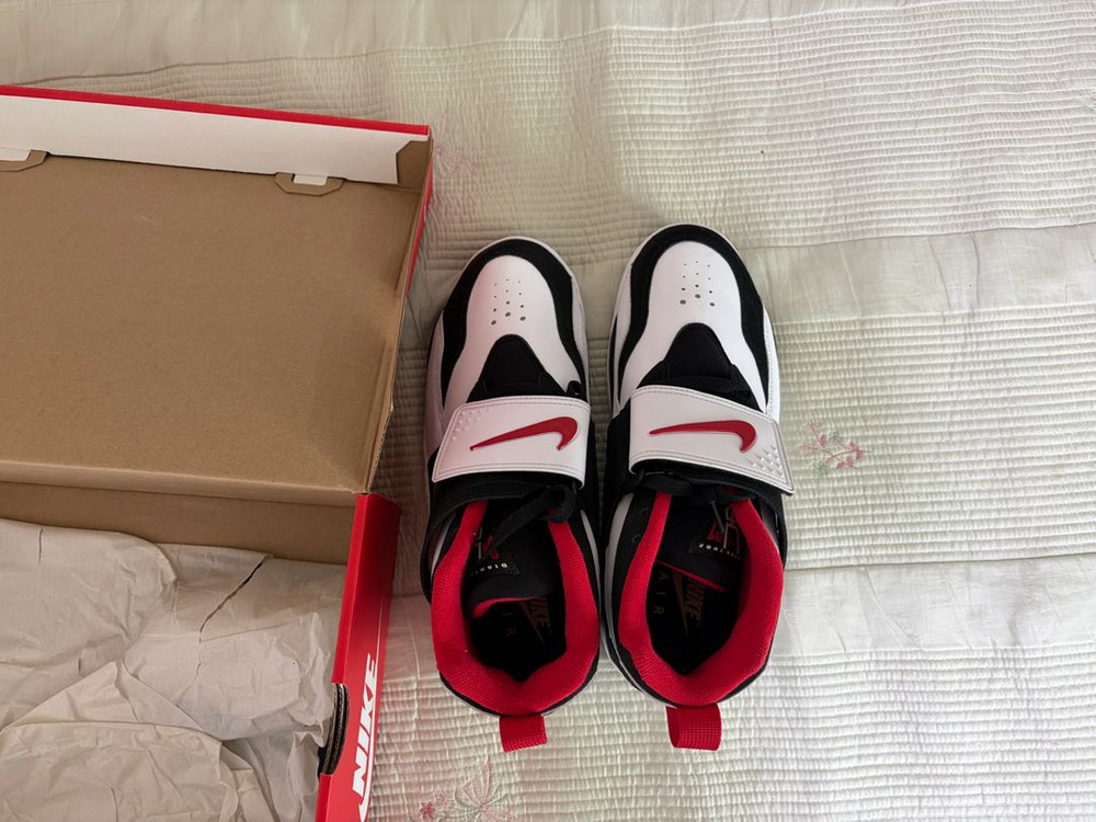 Nike Air Diamond Turf White Black Red 270mm 이미지