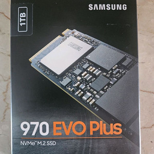 미개봉 삼성 970 EVO plus M.2 NVMe SSD 1TB 이미지