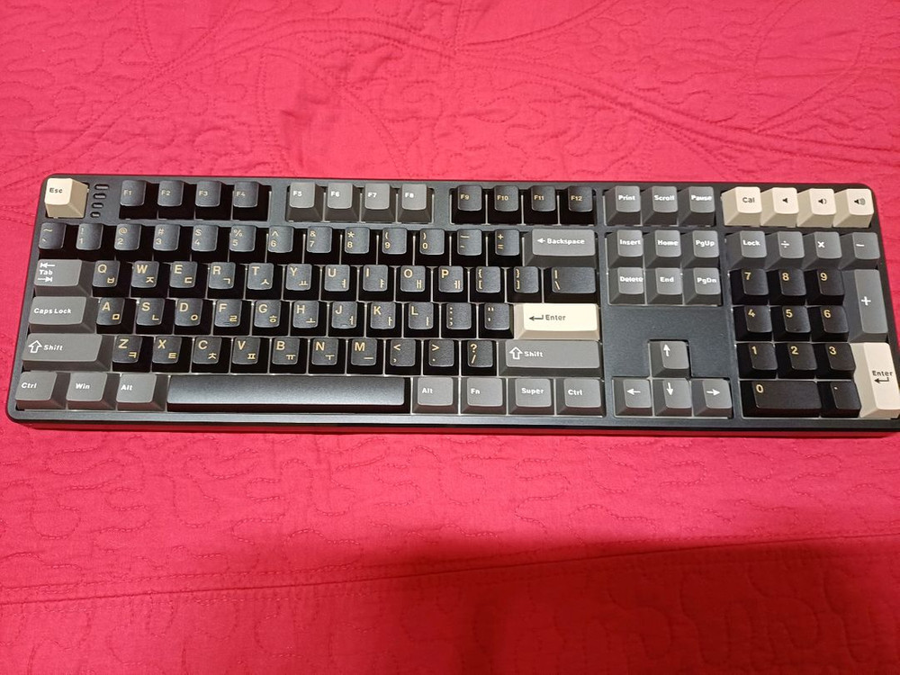미사용새상품)한성 GK798PRO HMX 바이올렛축 기계식키보드 팜 이미지