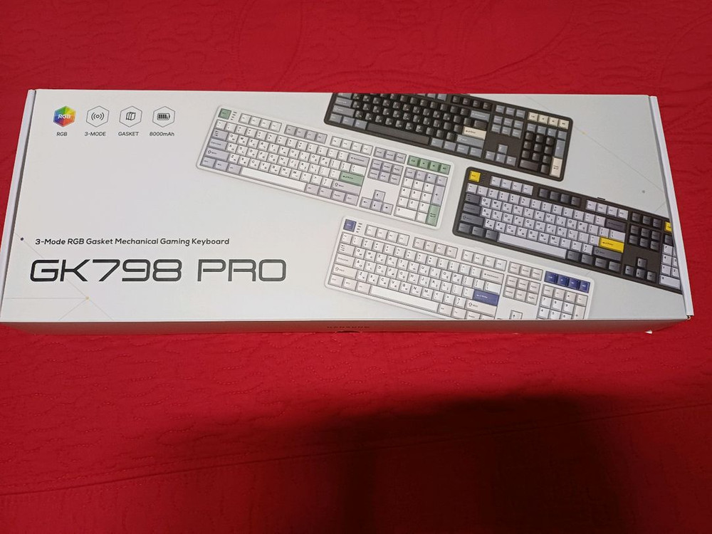 미사용새상품)한성 GK798PRO HMX 바이올렛축 기계식키보드 팜 이미지