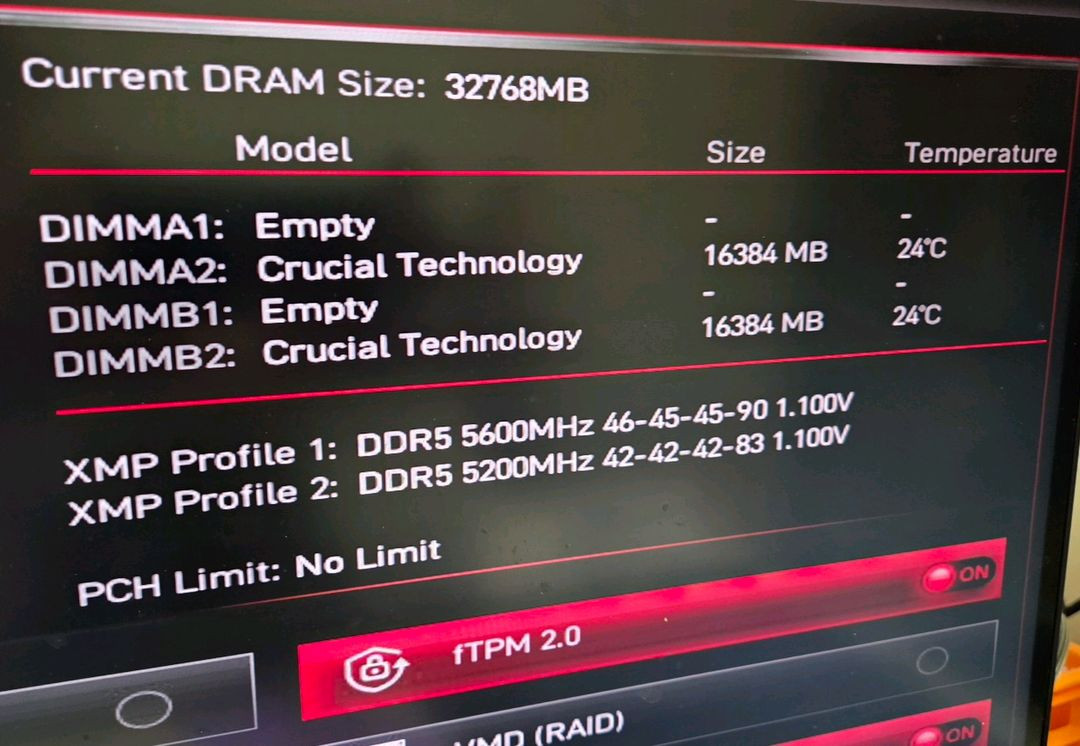 마이크론 Crucial DDR5-5600 CL46 32GB(16GB*2) 이미지