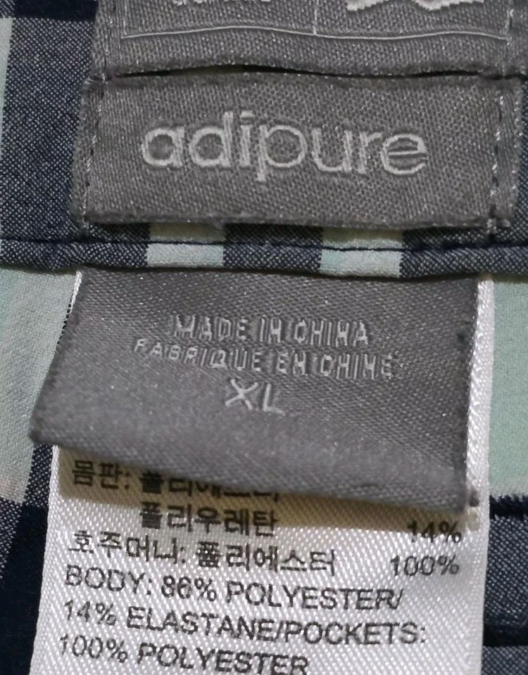 여름용 아디다스 아디퓨어 체크 골프 팬츠 XL 이미지