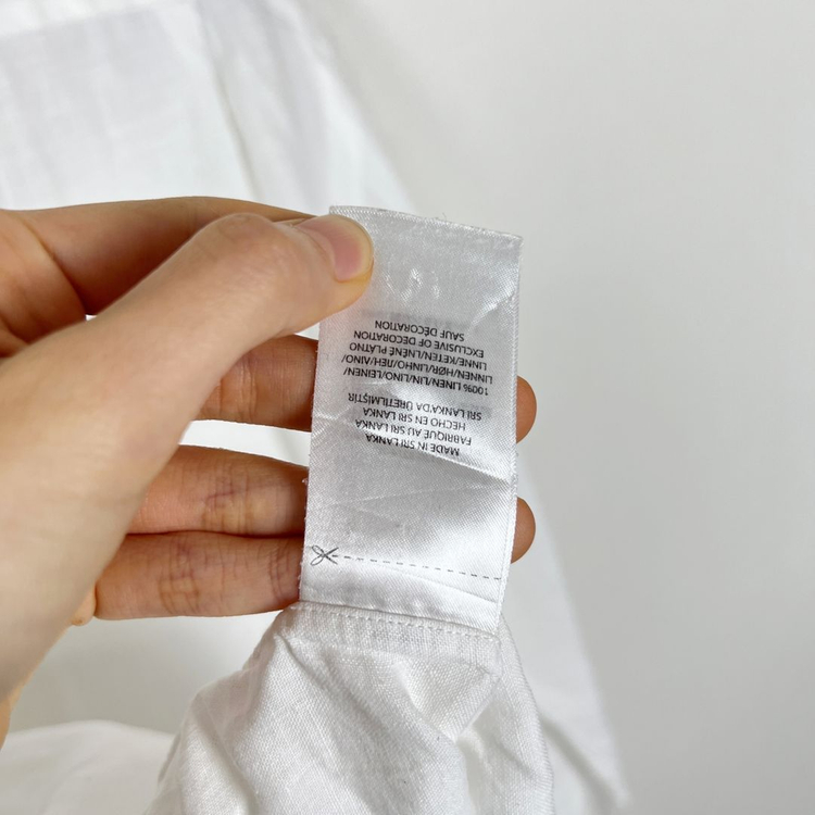 폴로 랄프로렌 사이드포니 린넨 셔츠 남방 화이트 라덴 빈티지 이미지