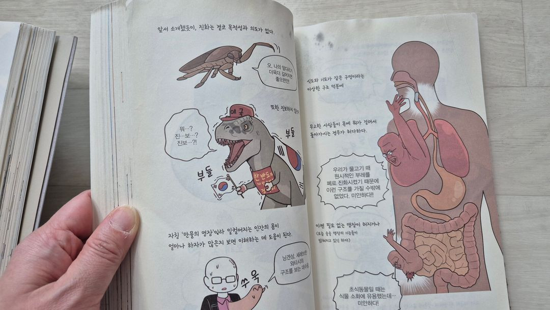 만화로 보는 진화 시리즈 2권 / 공룡의진화 곤충의진화 / 초등과학만화 이미지