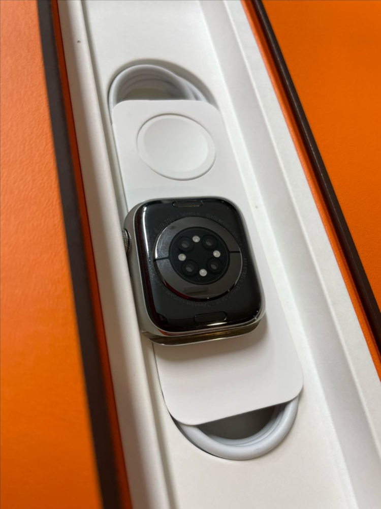 애플워치8에르메스 41mm 실버 S급 이미지