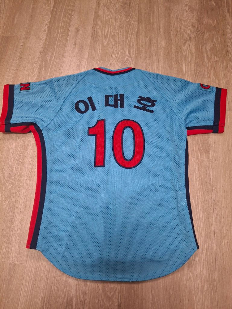 롯데자이언츠 이대호 프로페셔널 챔피언 스머프 44사이즈 유니폼 이미지