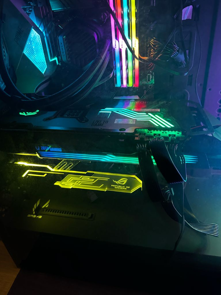 RTX 3080 Ti 그래픽카드 검은호랑이 이미지