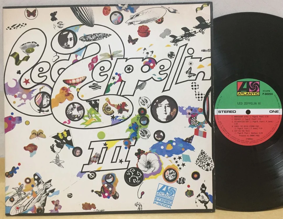 LP ; led zeppelin - III 레드 제플린 3집 엘피 음반 hard rock 이미지