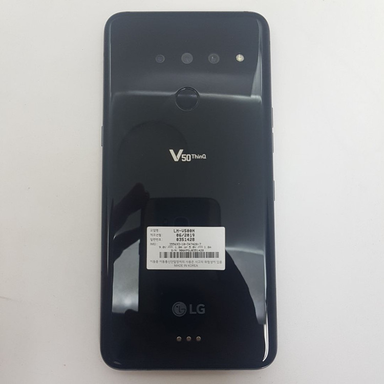 LG V50 블랙 128기가 듀얼포함 A급 이미지