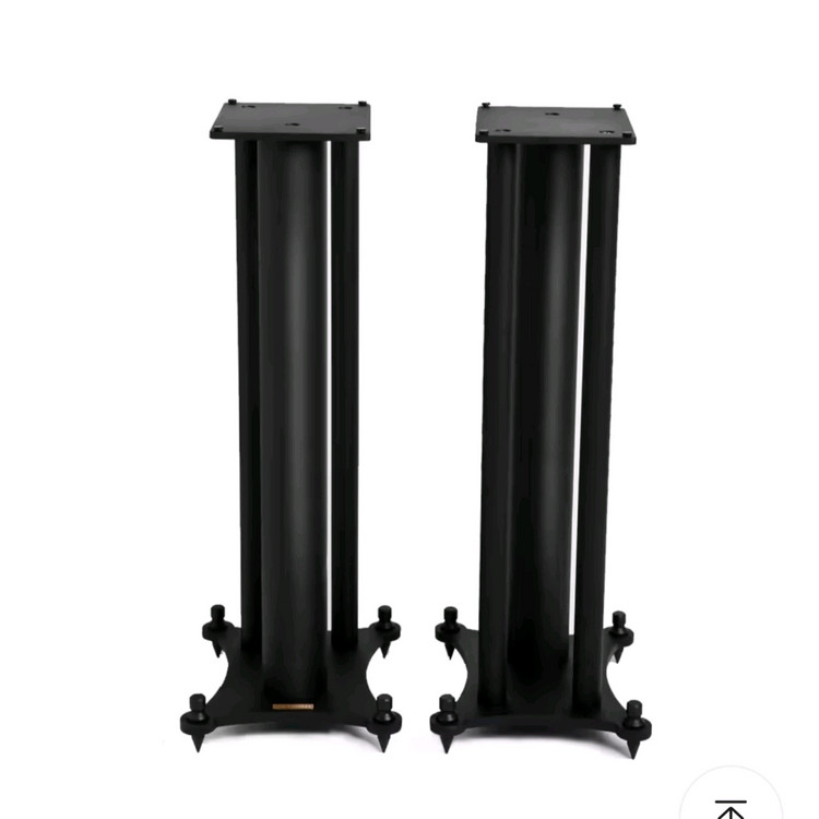 [미개봉 신상품] HIFI A-124 올메탈 스피커 스탠드 70cm 1쌍 (북셀프 전용 / 내부 필링 가능) 이미지
