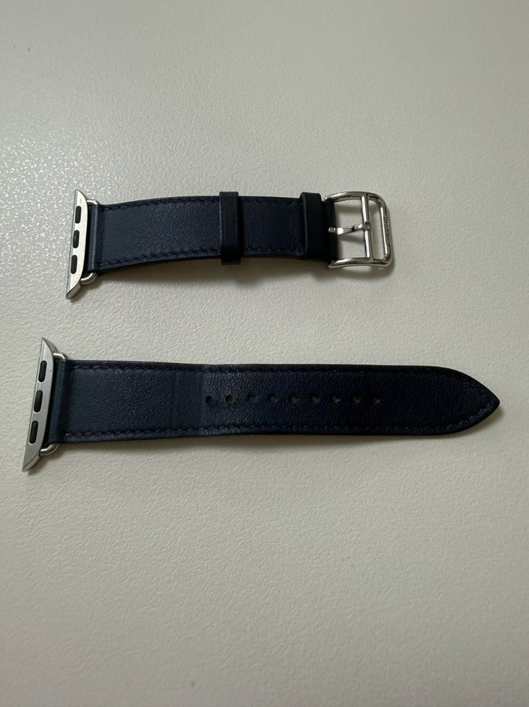 에르메스 애플워치 스트랩 싱글투어 41mm 네이비 이미지