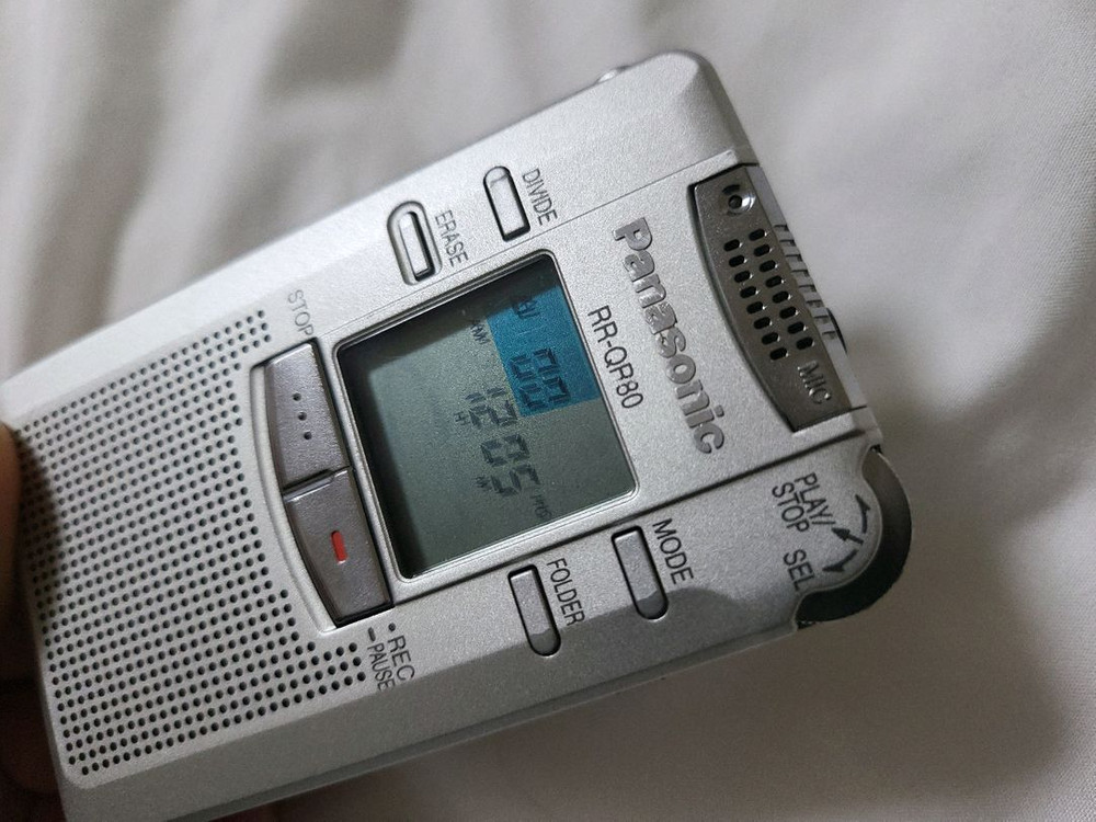 파나소닉 RR-QR80 보이스레코딩기(휴대용녹음기) 이미지