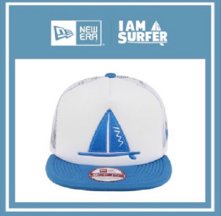 뉴에라 모자 I AM A SURFER 한정판 트러커캡 이미지