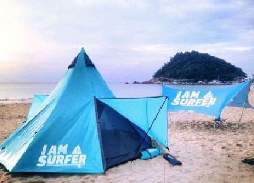 뉴에라 모자 I AM A SURFER 한정판 트러커캡 이미지