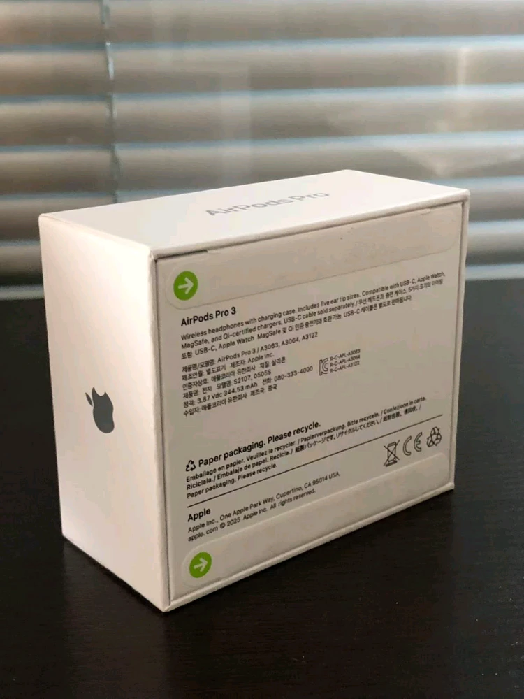 [국문텍 정품] 미개봉 애플 에어팟 프로3세대 USB-C 이미지