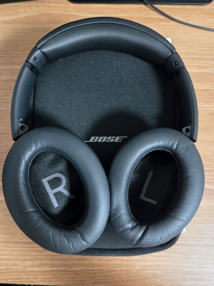 BOSE 무선 헤드폰 QC SC 블랙(노이즈 캔슬링 지원) 최상급 이미지