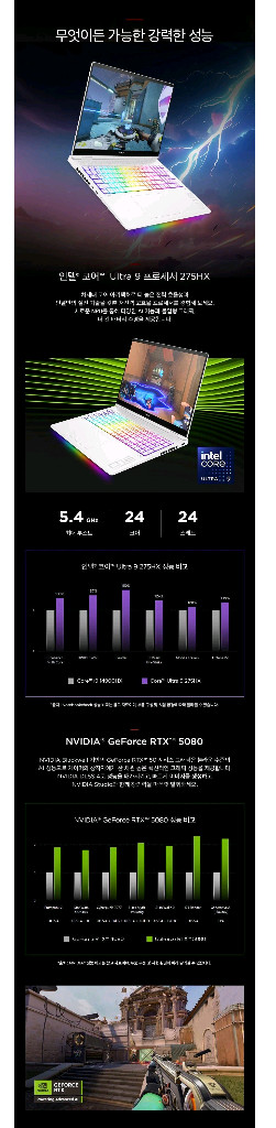 HP 울트라9 275HX 64G RTX5080 미개봉 노트북 팝니다. 수원 이미지