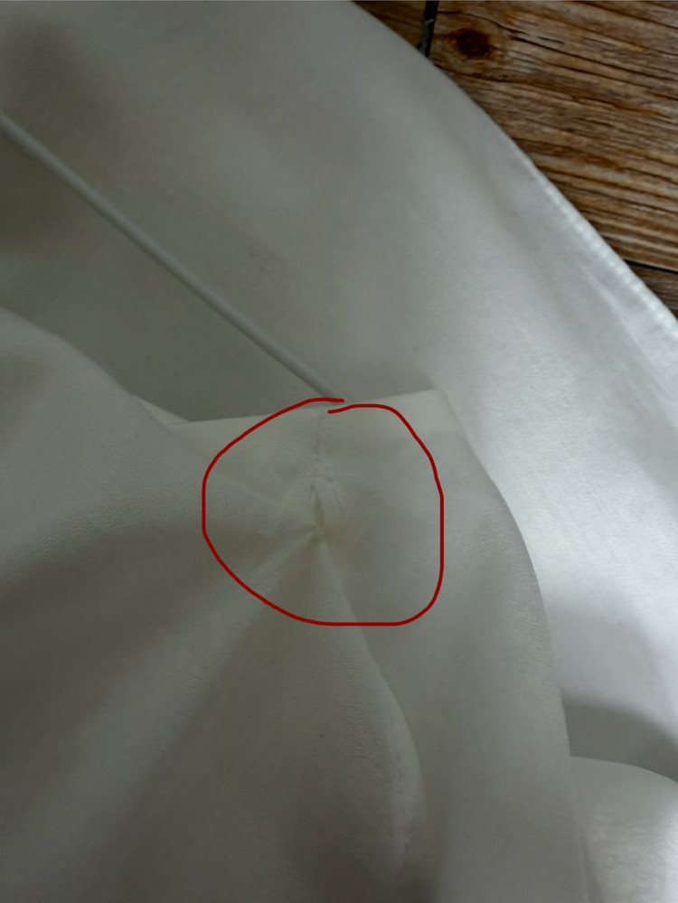 RE RHEE 화이트 셔링 블라우스 새상품 이미지