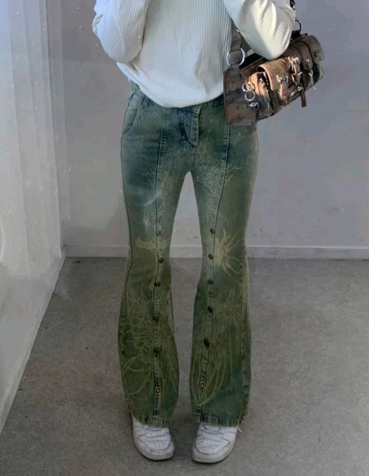 새상품 빈티지 워싱 데님 부츠컷 청바지 27 28 이미지