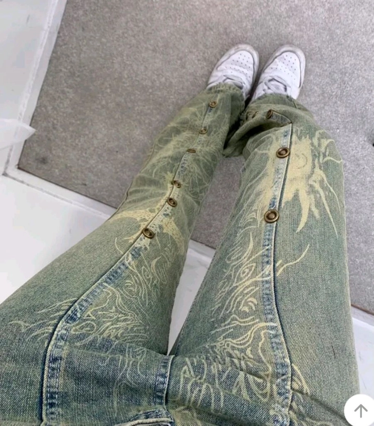 새상품 빈티지 워싱 데님 부츠컷 청바지 27 28 이미지