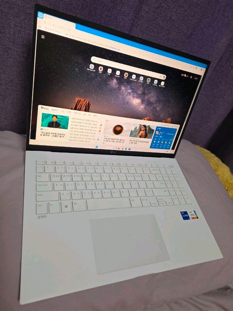 lg 그램 고사양 노트북 12세대 i5-1240p 램 16gb 16인치 고화질 이미지