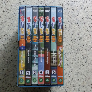 DVD 꼬마 과학자 시드, 뽀로로 동요, 소고, 엔젤 실로폰, 슬링키, 팝잇, 큐브 이미지