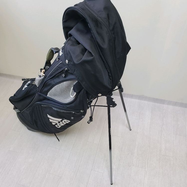 아디다스 스탠드 캐디백 블랙 골프가방 골프백 골프 이미지