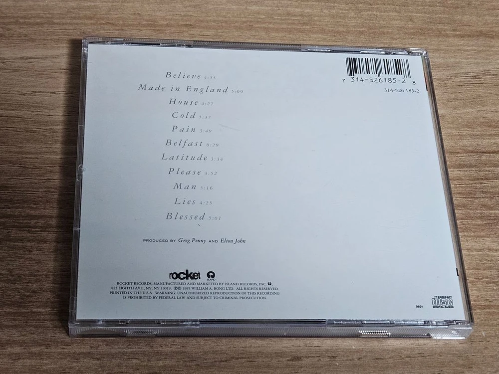 Elton John - Made In England (수입CD) 이미지