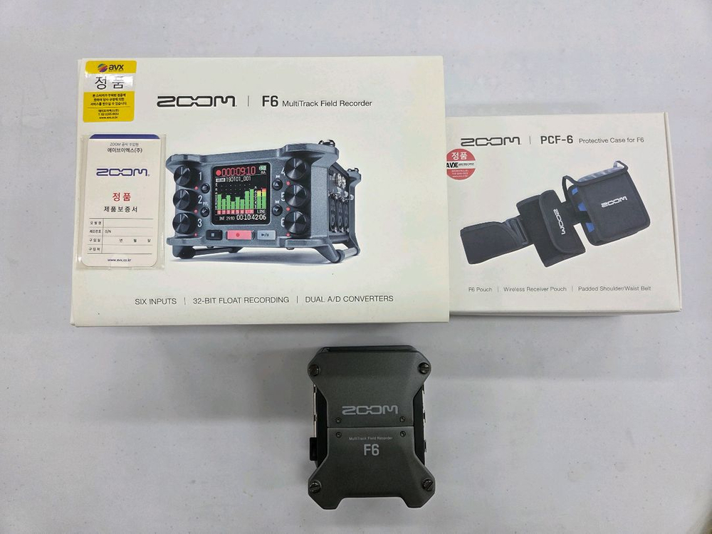 줌 레코더 f6 (zoom f6) 이미지