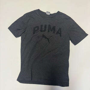 푸마 Puma 빅 로고 코튼 혼방 반팔 티셔츠 M ~ L 차콜 이미지