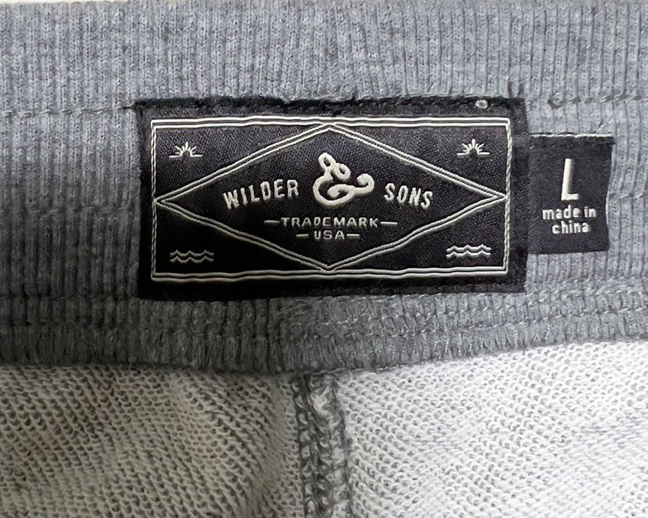Wilder & Sons 그레이 스웨트 반바지 팝니다 . 이미지