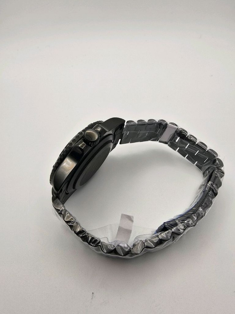 블랙 세이코 다이버 커스텀 오토매틱 쿼츠 시계 SEIKO MOD 서브마리너 요트마스터 이미지