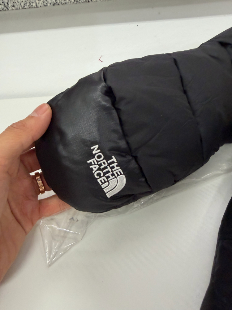 새제품) 노스페이스 눕시 구스패딩 벙어리 장갑 블랙 L 이미지