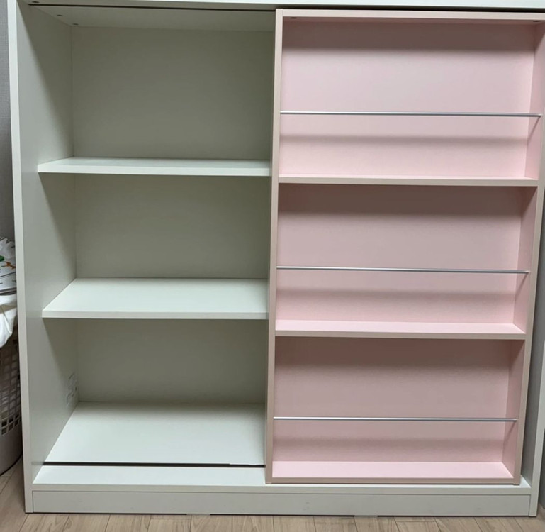 리바트 꼼므 슬라이딩 키즈 책장 1200 이미지