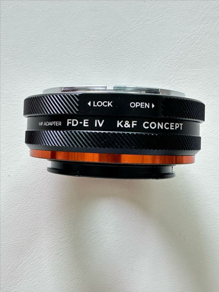 캐논 fd 50mm 1.4 ssc +정품후드 +소니e마운트 어댑터 이미지