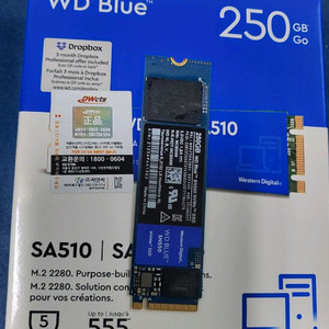 m.2 ssd WD 250GB 이미지