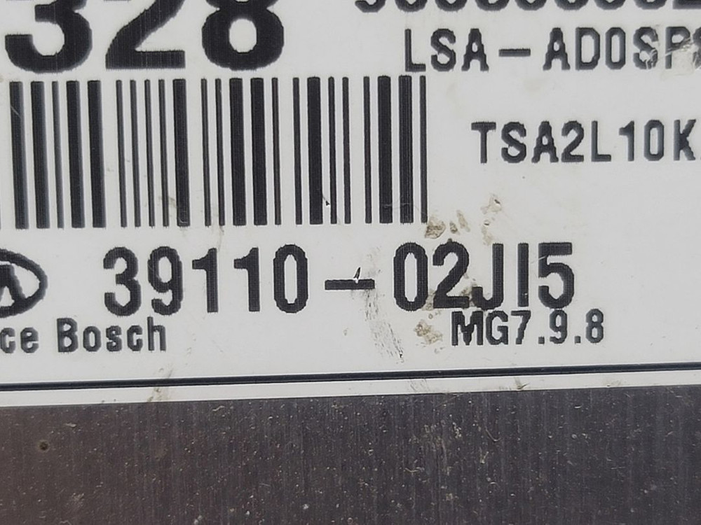 (중고) 기아 뉴모닝 중고 ECU 39110-02JI5 / 3911002JI5 / 39100-02JI5 // 391 이미지