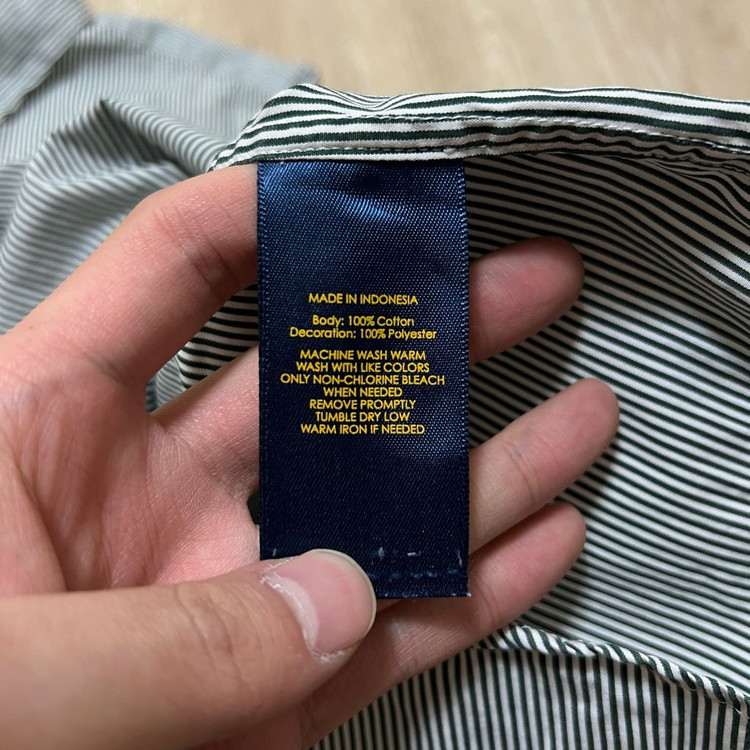 폴로 랄프로렌 여성 버튼다운 스트라이프 셔츠 S/90 이미지