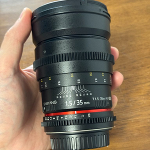 삼양 35mm t1.5 시네마 렌즈 ef 마운트 이미지