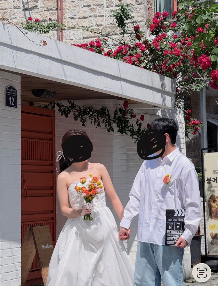 셀프 탑 웨딩드레스 / 타프타st 알리 익스프레스 화이트 드레스 이미지