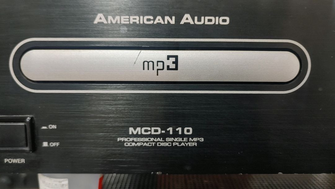 American Audio MCD-110 MP3 CD플레이어 이미지